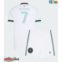 Camiseta Inter Miami Rodrigo De Paul #7 Tercera Equipación para niños 2026-27 manga corta (+ pantalones cortos)